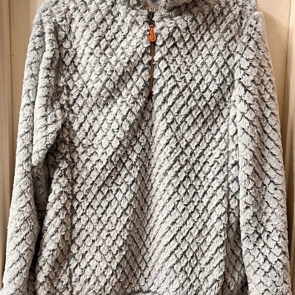 Nordic Fleece White and Grey Medium - Picture 6 of 7